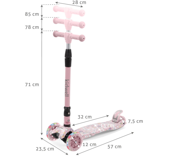 Самокат Kidwell Vento Unicorn