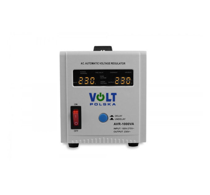 Стабілізатор напруги AVR Volt Polska AVR 1000VA 8-11%