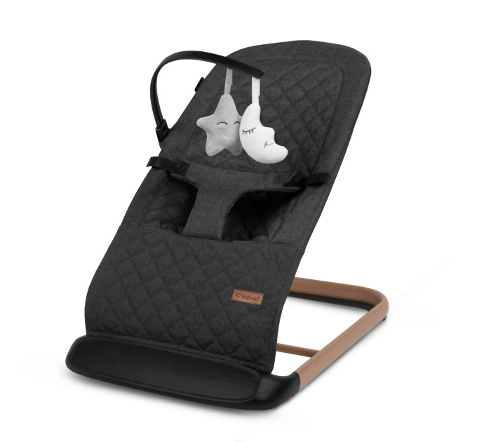 Крісло-гойдалка Kidwell LARO Black/Wooden