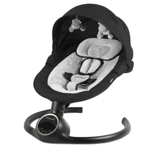 Укачивающий центр Kidwell 2в1 REVE Black/Silver