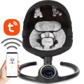 Укачивающий центр Kidwell 2в1 REVE Black/Silver