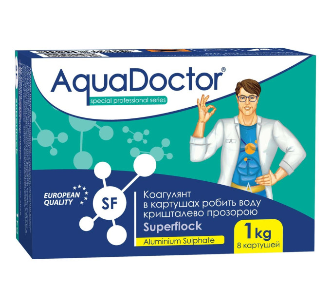 Коагулюючий засіб у картушах AquaDoctor Superflock (Коагулянт)