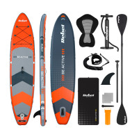 SUP дошка 350см Rebel ACTIVE RBA-4501-OR с аксессуарами сапборд 170 кг 350 x 81 х 15 см Orange