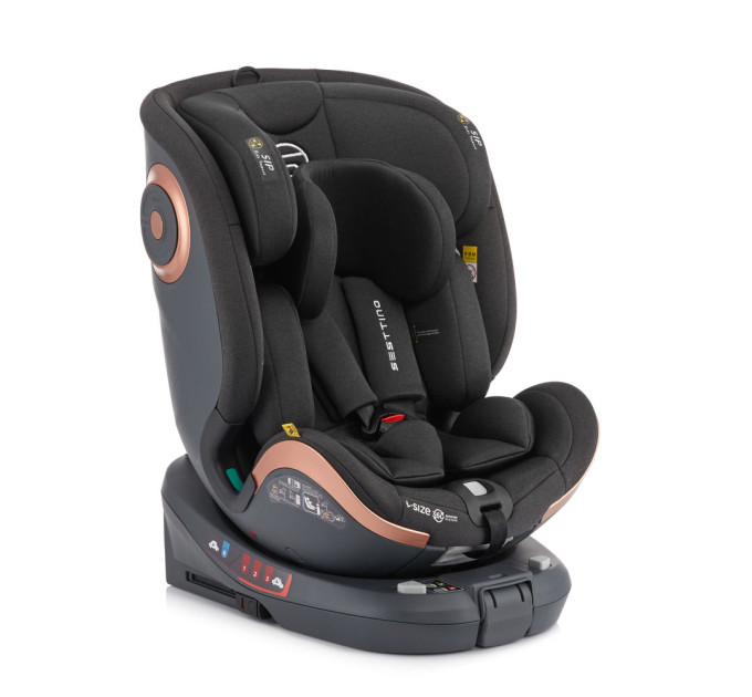 Автокресло Sesttino Extender i-Size 0-36kg Black