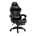 Кресло геймерское с подставкой для ног Hanert G-Force Black