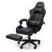 Кресло геймерское с подставкой для ног Hanert G-Force Black