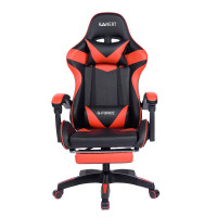 Крісло геймерське з підставкою для ніг Hanert G-Force Black/Red