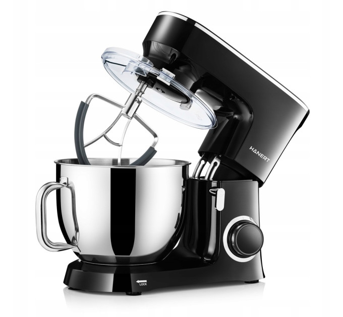 Тестомес миксер планетарный Hanert Bäcker Black 3000 Вт 7л