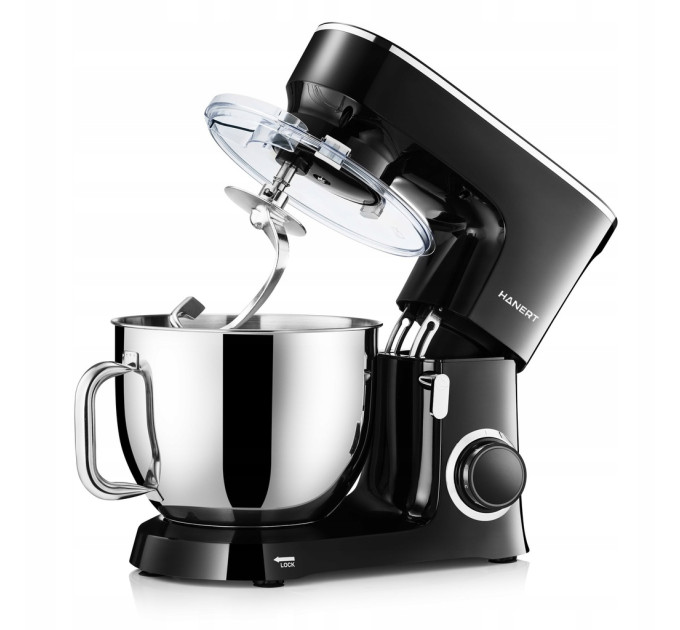 Тестомес миксер планетарный Hanert Bäcker Black 3000 Вт 7л