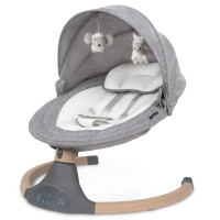 Шезлонг-качели 2в1 Kidwell LUXI Dark Melange/Wooden
