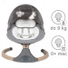 Шезлонг-качели 2в1 Kidwell LUXI Dark Melange/Wooden