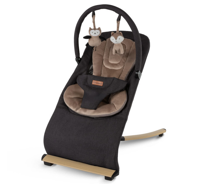 Шезлонг-качели Kidwell RUBI Black/Gold (Wooden)