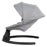 Шезлонг-качели 2в1 Kidwell LUXI Dark Melange/Black