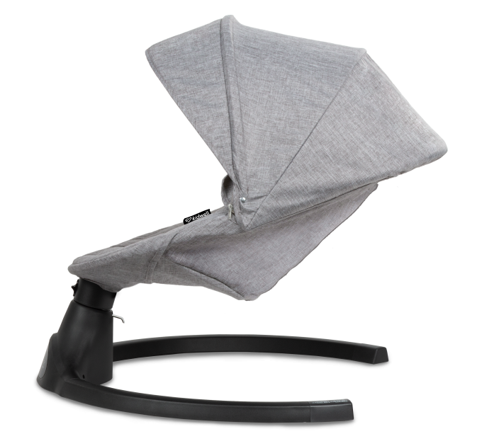 Шезлонг-качели 2в1 Kidwell LUXI Dark Melange/Black
