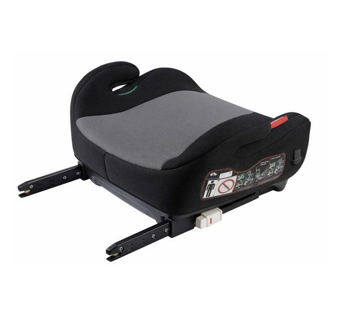 Автокрісло бустер Hanert Junior i-Size Grey Isofix + підстаканник