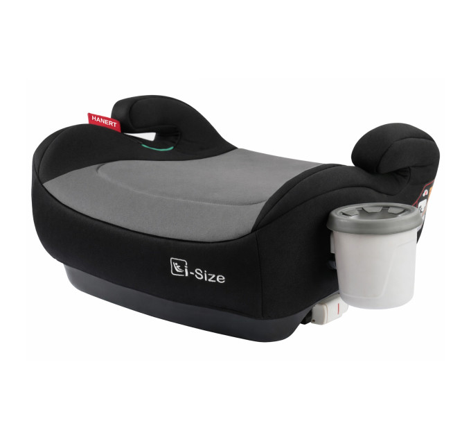 Автокрісло бустер Hanert Junior i-Size Grey Isofix + підстаканник