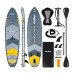 SUP доска 350см Rebel ACTIVE RBA-4507-G с аксессуарами сапборд 170 кг 335 x 84 х 15 см Grey