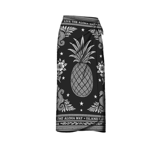 Парео пляжное с 3D принтом Pineapple Spiri 31091 80х150 см