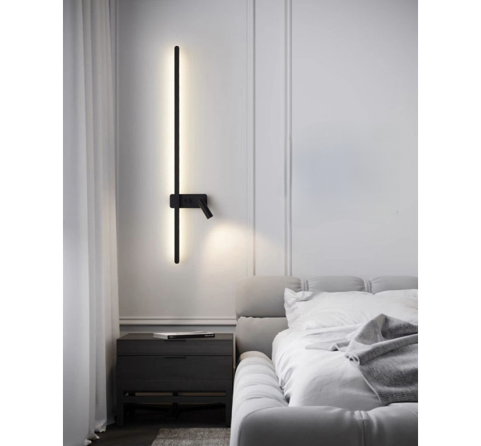 Бра LED 28057 Чорний 9х16х60 см.