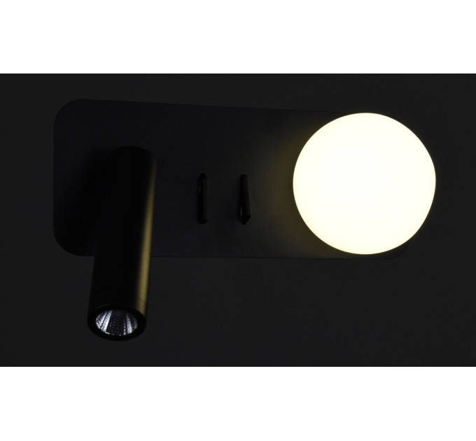 Бра LED 28247 Чорний 9х8х20 см.