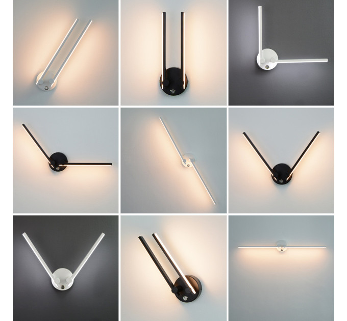 Бра LED 26446 Черный 9х10х60 см.