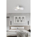 Люстра светодиодная потолочная LED светильник для квартиры на потолок лэд 26927 Белый 20х44х44 см.