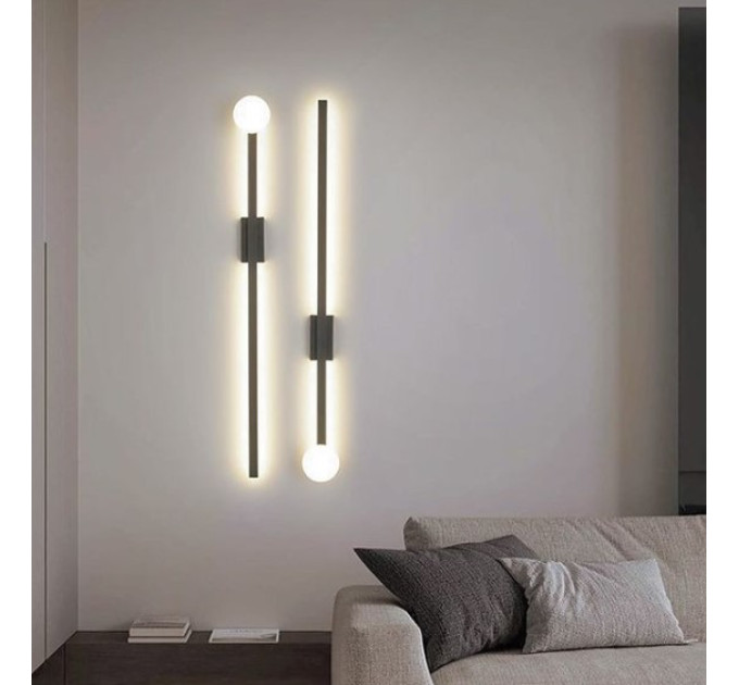 Бра LED 26636 Черный 8х60х60 см.