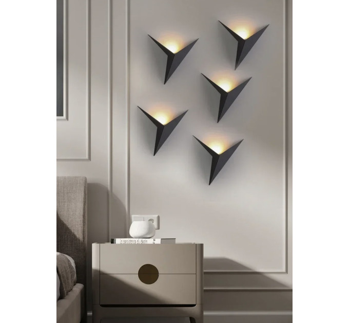 Бра LED 28121 Черный 9х20х20 см.