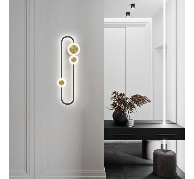 Бра LED 26584 Черный 6х16х60 см.