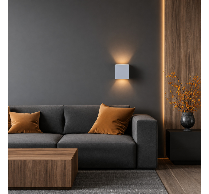 Бра LED 28491 Белый 10х10х10 см.