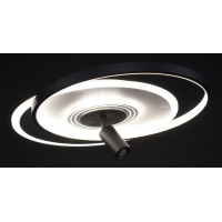 Люстра світлодіодна стельова LED світильник для квартири на стелю лед з пультом 27188 Білий 9х40х50 см.