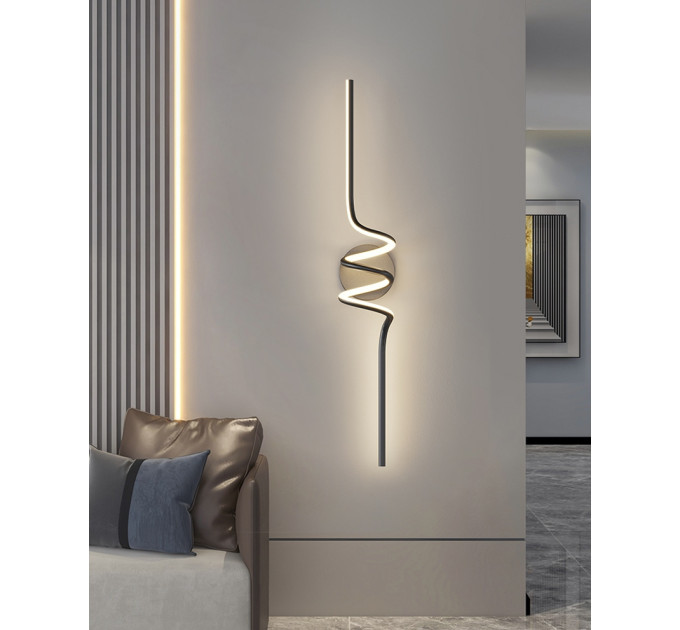 Бра LED 27386 Черный 16х13х60 см.