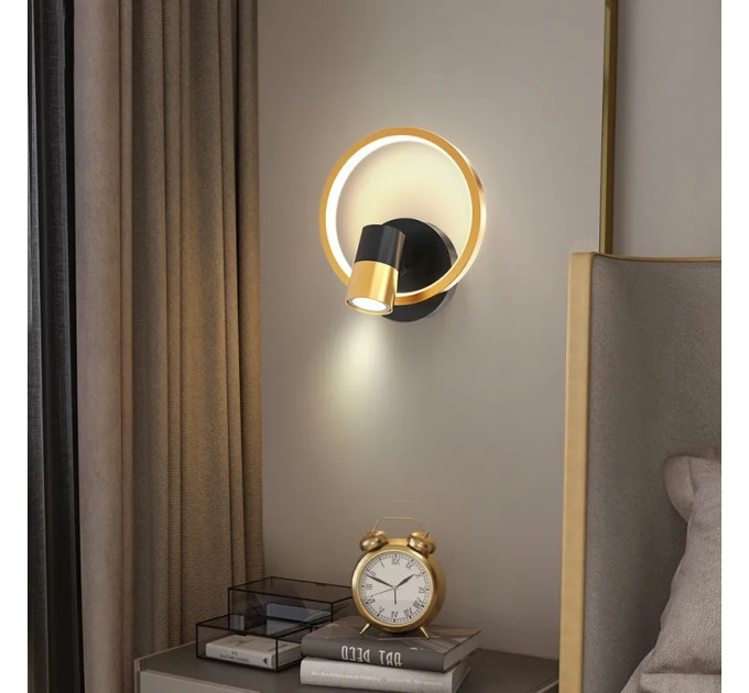 Бра LED 27178 Черный 19х16х14 см.