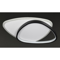 Люстра світлодіодна стельова LED світильник для квартири на стелю лед з пультом 27988 Білий 6х40х45 см.