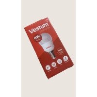 Светодиодная лампа LED Vestum G-45 E14 1-VS-1203 6 Вт