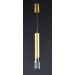 Люстра світлодіодна підвісна LED світильник для квартири на стелю лед 28182 Латунь 42-150х6х6 см.