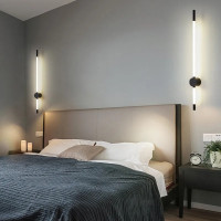 Бра LED 27026 Черный 9х6х60 см.