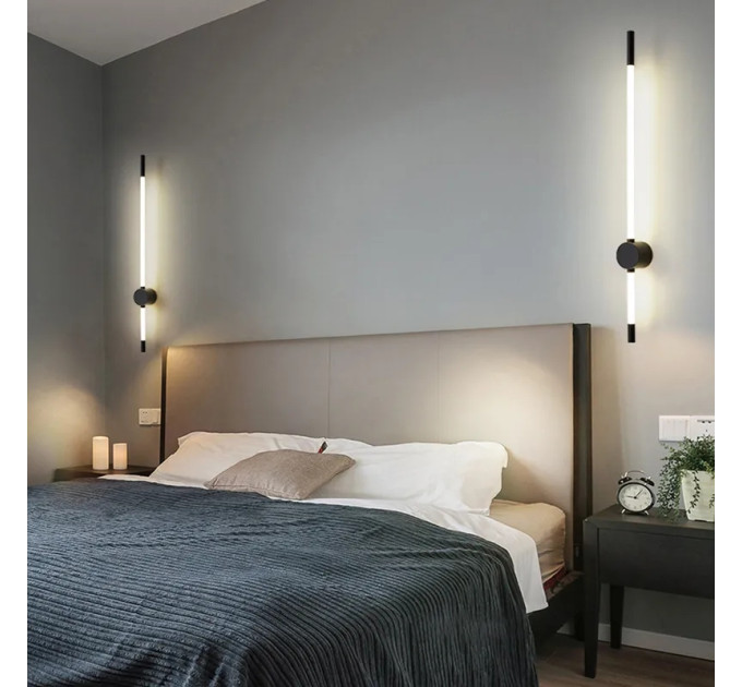 Бра LED 27026 Черный 9х6х60 см.