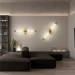 Бра LED 27035 Латунь 7х5х60 см.