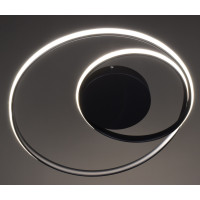 Люстра світлодіодна стельова LED світильник для квартири на стелю лед 28381 Чорний 15х50х50 см.