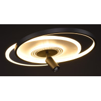 Люстра світлодіодна стельова LED світильник для квартири на стелю лед з пультом 27188 Білий 9х40х50 см.