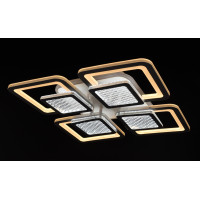 Люстра світлодіодна стельова LED світильник для квартири на стелю лед з пультом 26039 Білий 9х42х42 см.