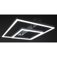 Люстра світлодіодна стельова LED світильник для квартири на стелю лед 28005 Чорний 12х50х50 см.