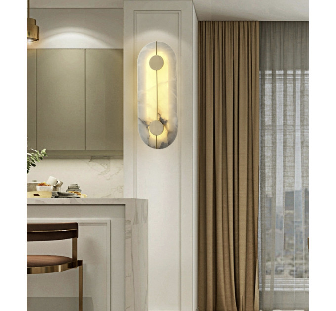 Бра LED 28063 Латунь 4х16х43 см.