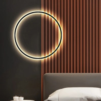 Бра LED 27547 Чорний 5х30х30 см.