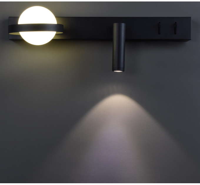 Бра LED 28300 Чорний 14х11х40 см.