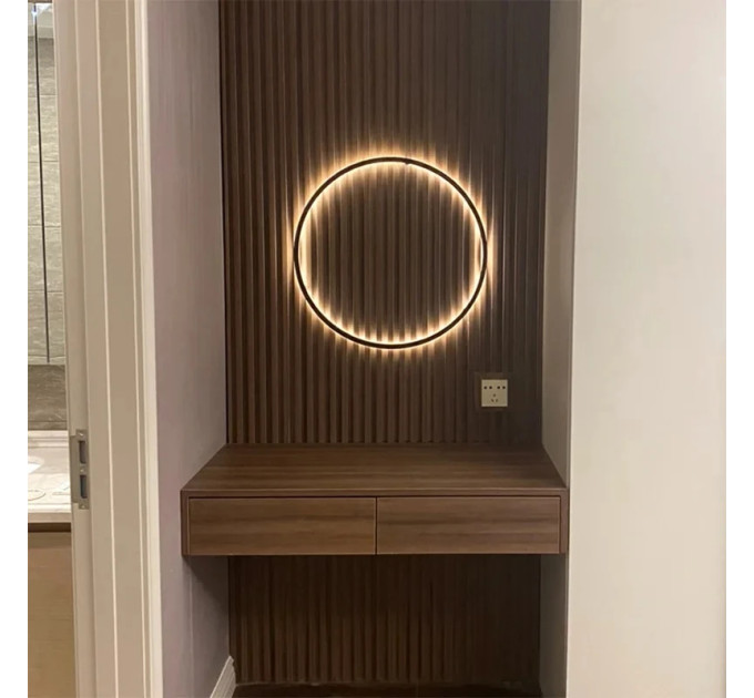 Бра LED 27547 Чорний 5х30х30 см.
