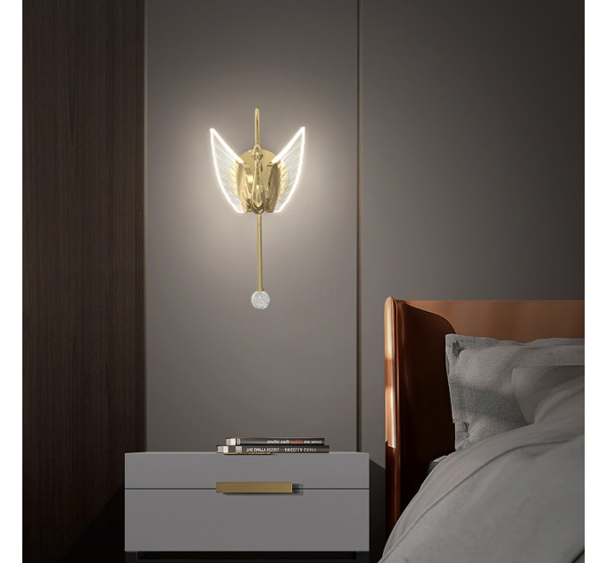 Бра LED 26628 Золото 30-150х17х18 см.