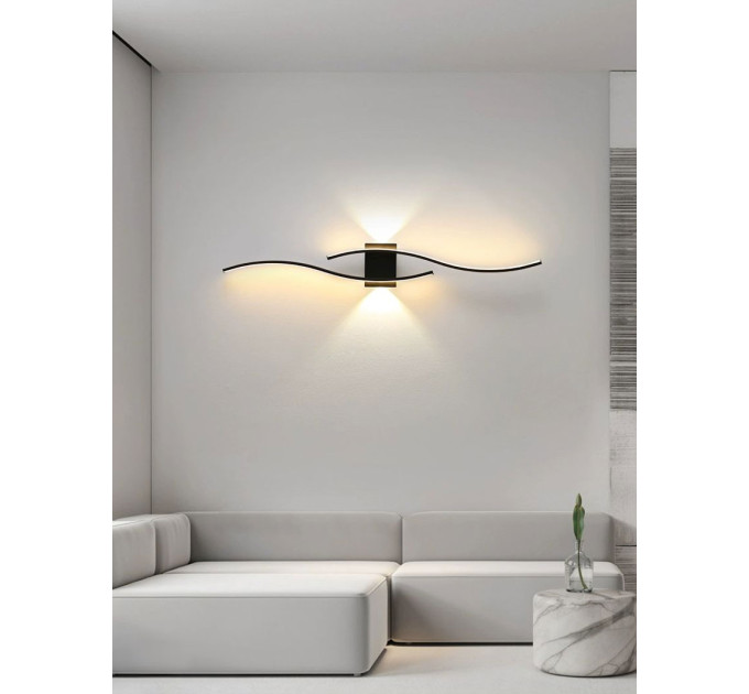 Бра LED 27650 Черный 7х15х90 см.