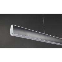 Люстра светодиодная подвесная LED светильник для квартиры на потолок лэд 27346 Черный 15-120х6х100 см.